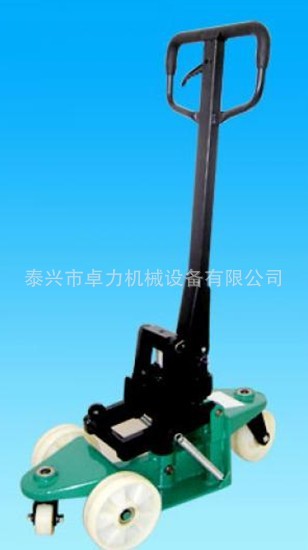 WKP型手动液压托顶车，A字架搬运车，印染牵引车，炮台车