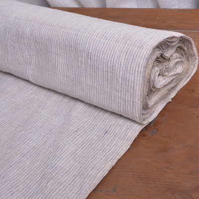 上海怀旧老物件*老上海老粗布*全棉布*手工纺织布民国格子布14|ru