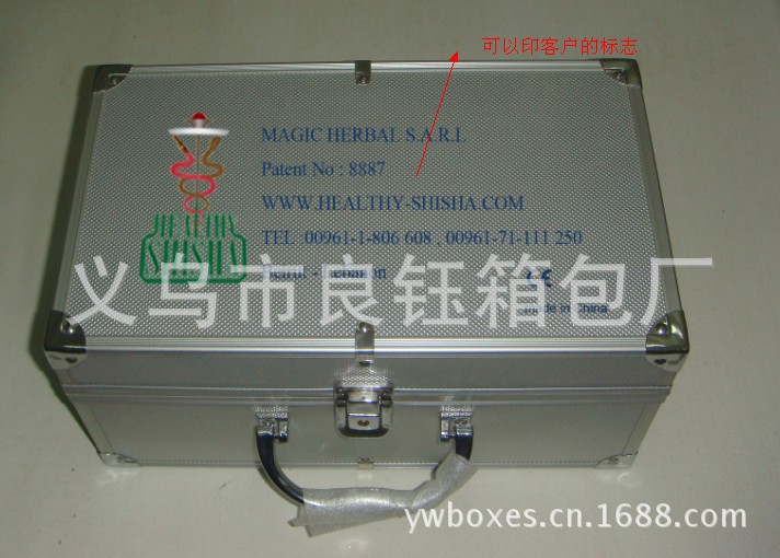 铝箱厂家大量定做高档水烟箱 水烟盒 烟箱 高档铝合金工具箱