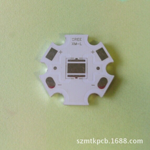 大功率2W-5050LED六角汽车灯铝基板 LED电路板铝基板 PCB打样