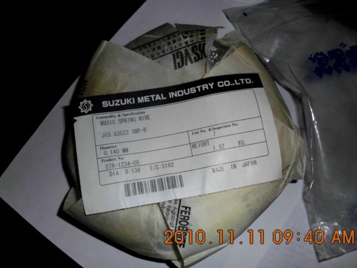 供应原装进口日本铃木SUZUKI琴钢线批发价