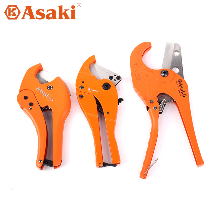 雅赛崎ASAKI 重型管子割刀 新款大号PVC剪刀 塑管剪pvc水管剪