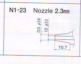 日本原装白光拆静电吸锡咀N1-23用于拆消静电吸锡枪FM-2024