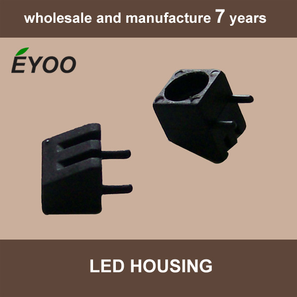 LED间隔柱 隔离柱 灯套 尼龙 灯座 Φ5 5mm F5 1孔 一位 方形