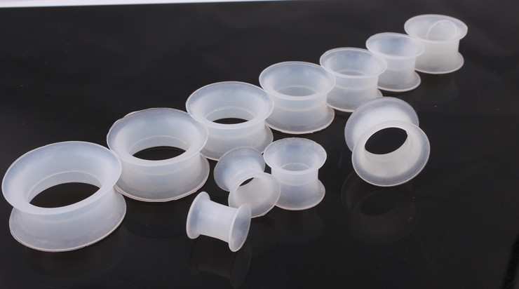 Silicone Ear Expander 4-25mm Wholesale Body Piercing Jewelry Soft Ear Tunnels Plug Stretcher detail image 8