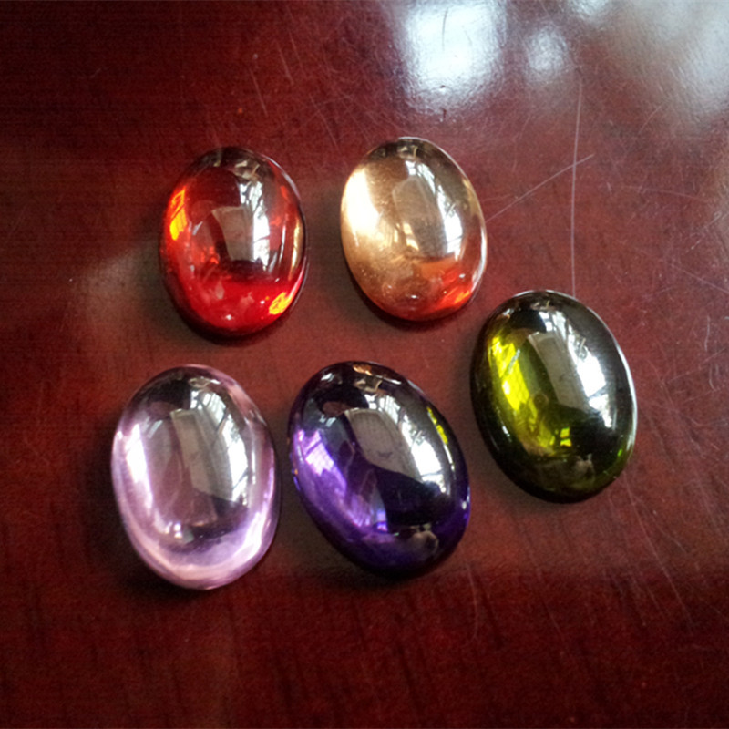 万玉批发 新款冰种皓石戒面批发 多色椭圆型13*18mm 戒面厂家直销|ms