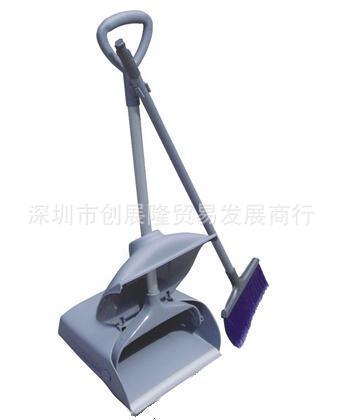 防風垃圾鏟帶掃把鋁桿01205