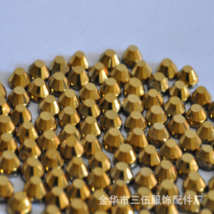 厂家直销烫图烫钻 刷图烫钻 10#双面矿金钻国产A级玻璃钻