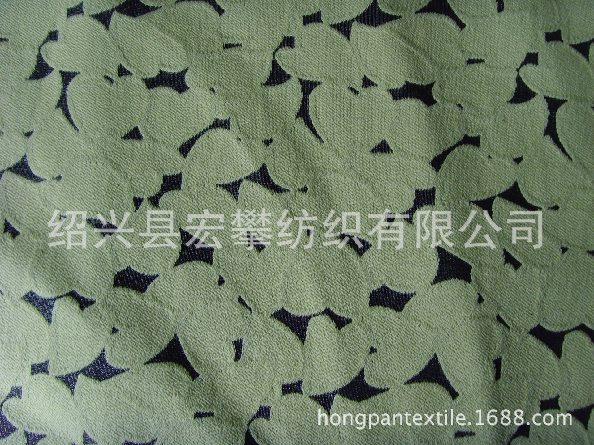 锦棉提花布心形提花面料