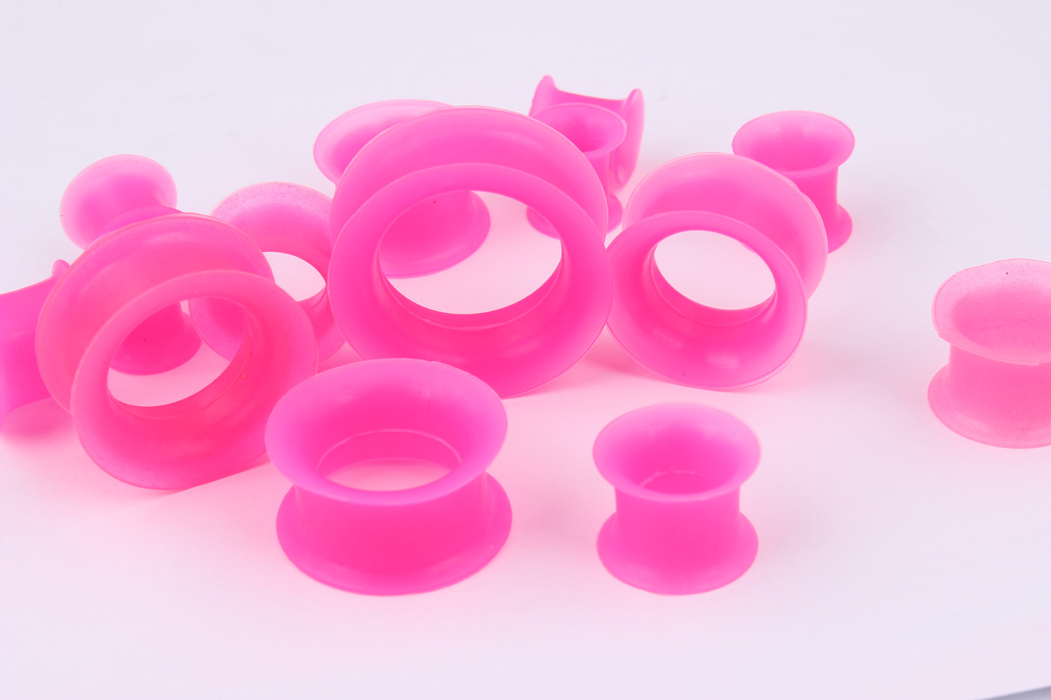 Non-Toxic Silicone Earring Studs 4~25mm Ear Expander Jewelry detail image 8