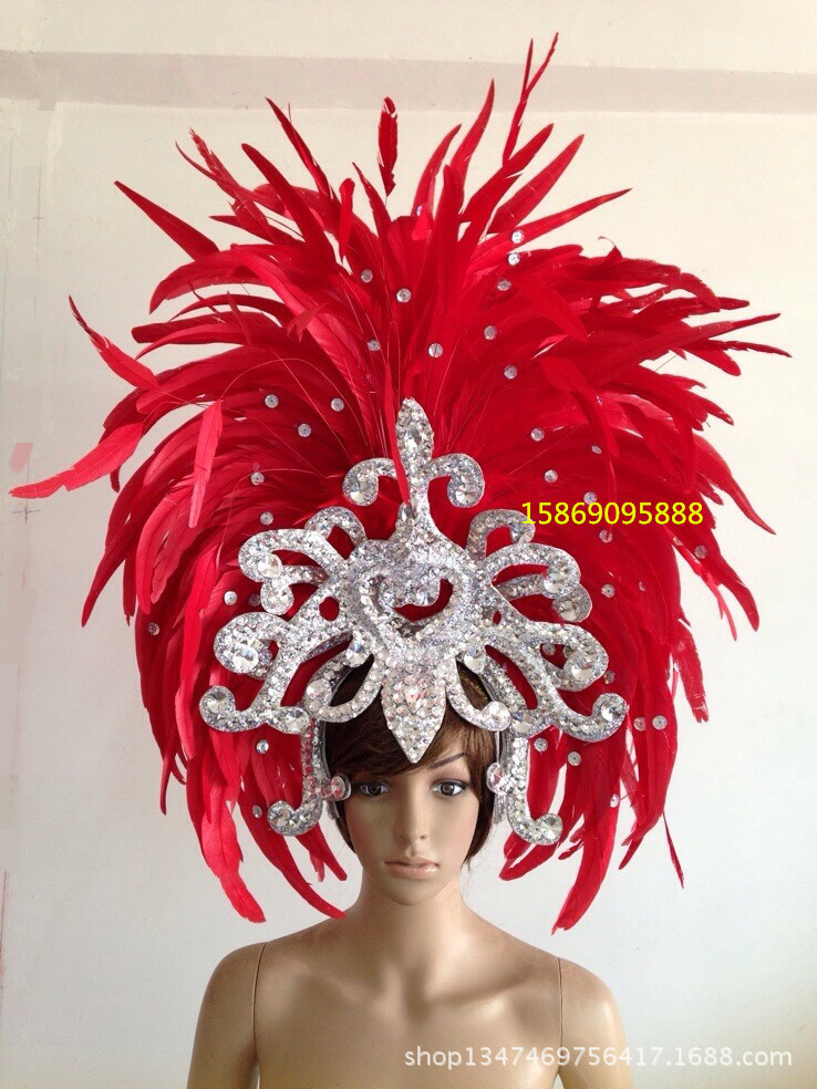 舞臺表演羽毛裝飾