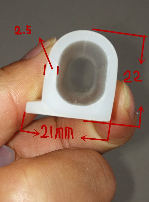 来图来样加工定制各种规格硅胶密封条。