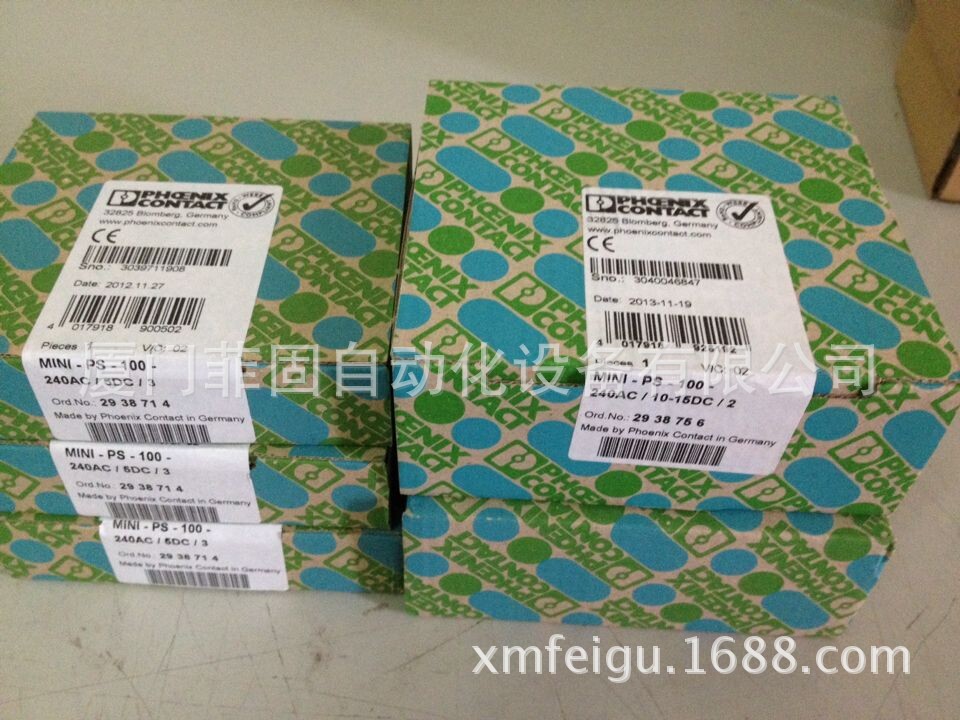 New In Box PHOENIX CONTACT MINI PS 100 240AC/10 15DC/2 2938756 Power Supply New In Box PHOENIX CONTACT MINI PS 100 240AC/10 15DC/2 2938756 Power Supply