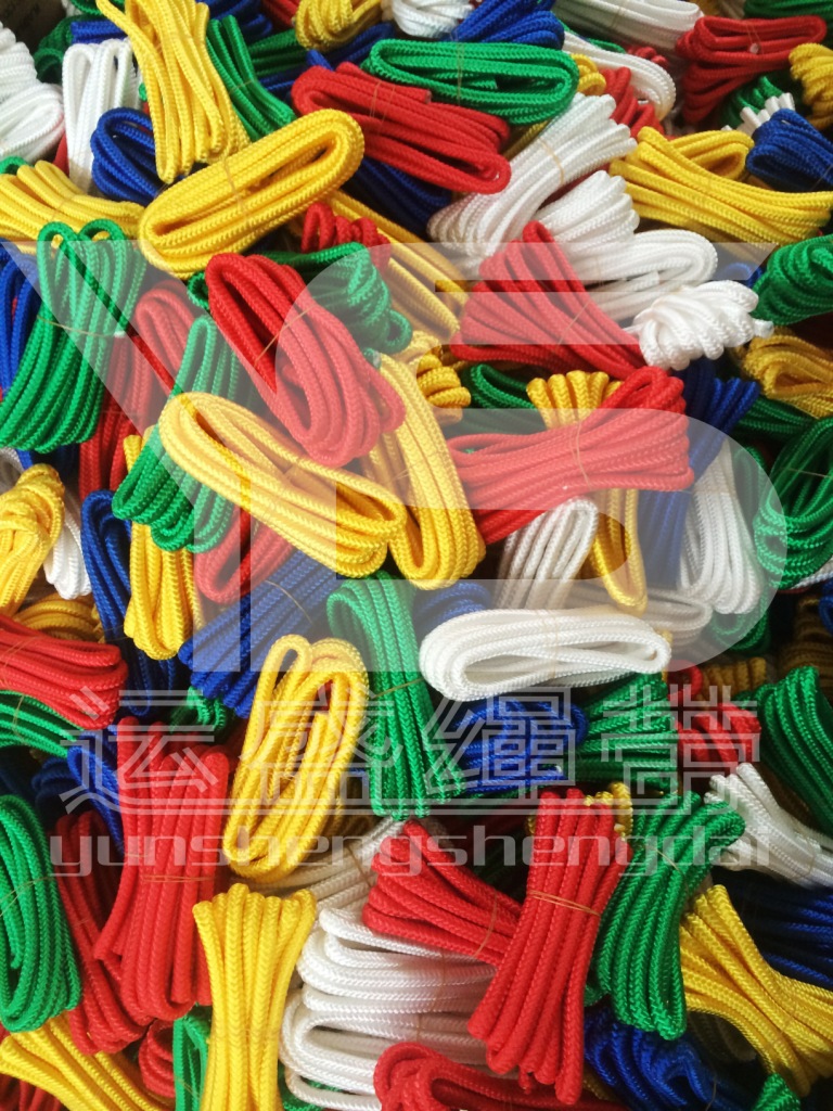 运盛绳带 3M*10MM8股多色跳绳多功能用 绳