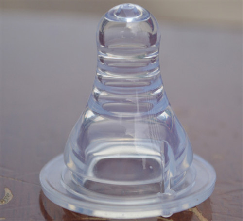 Factory direct sales standard caliber breast milk real-feel silicone pacifier can be equipped with various standard bottle baby feeding nipples