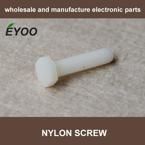 M5 塑胶外六角螺丝 尼龙外六角螺丝 PC透明螺栓 Φ5 5mm