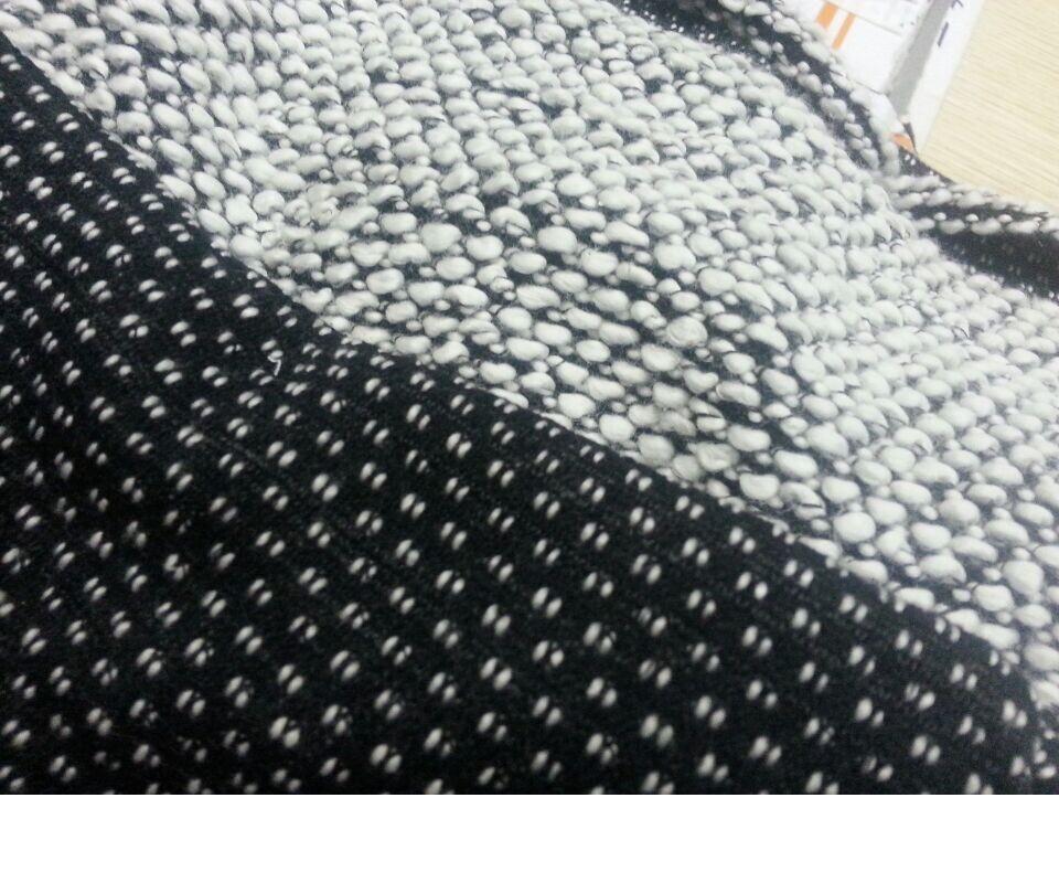 供应各种规格的针织法式罗文布 腈纶布纺粗针面料 高档法国罗文