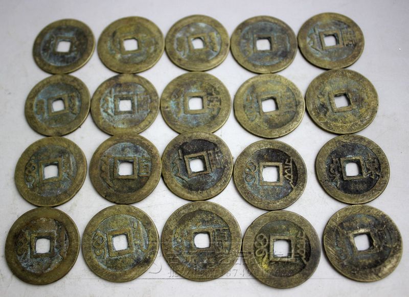 古玩古钱币收藏 花钱古代钱币铜板铜钱铜币古币 顺治通宝铜币-阿里巴巴