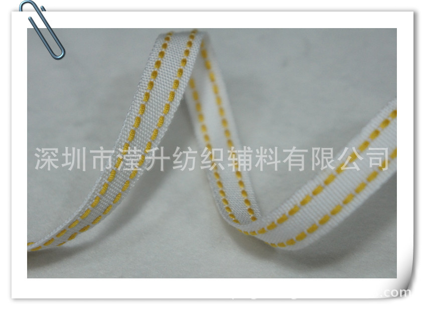 跳色织带间色织带彩色织带涤纶织带服装丝带装饰织带涤纶服装带