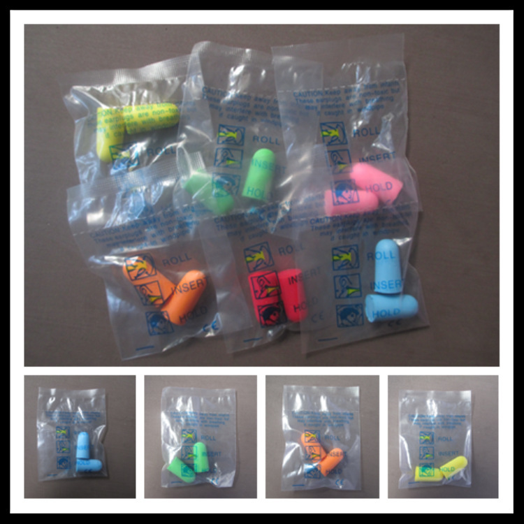 Factory Direct Sales Square Box-Packed Soundproof Earplugs Noise Reduction Anti-Noise Protective Earplugs Sponge Earplugs Wholesale Ultra-Quiet