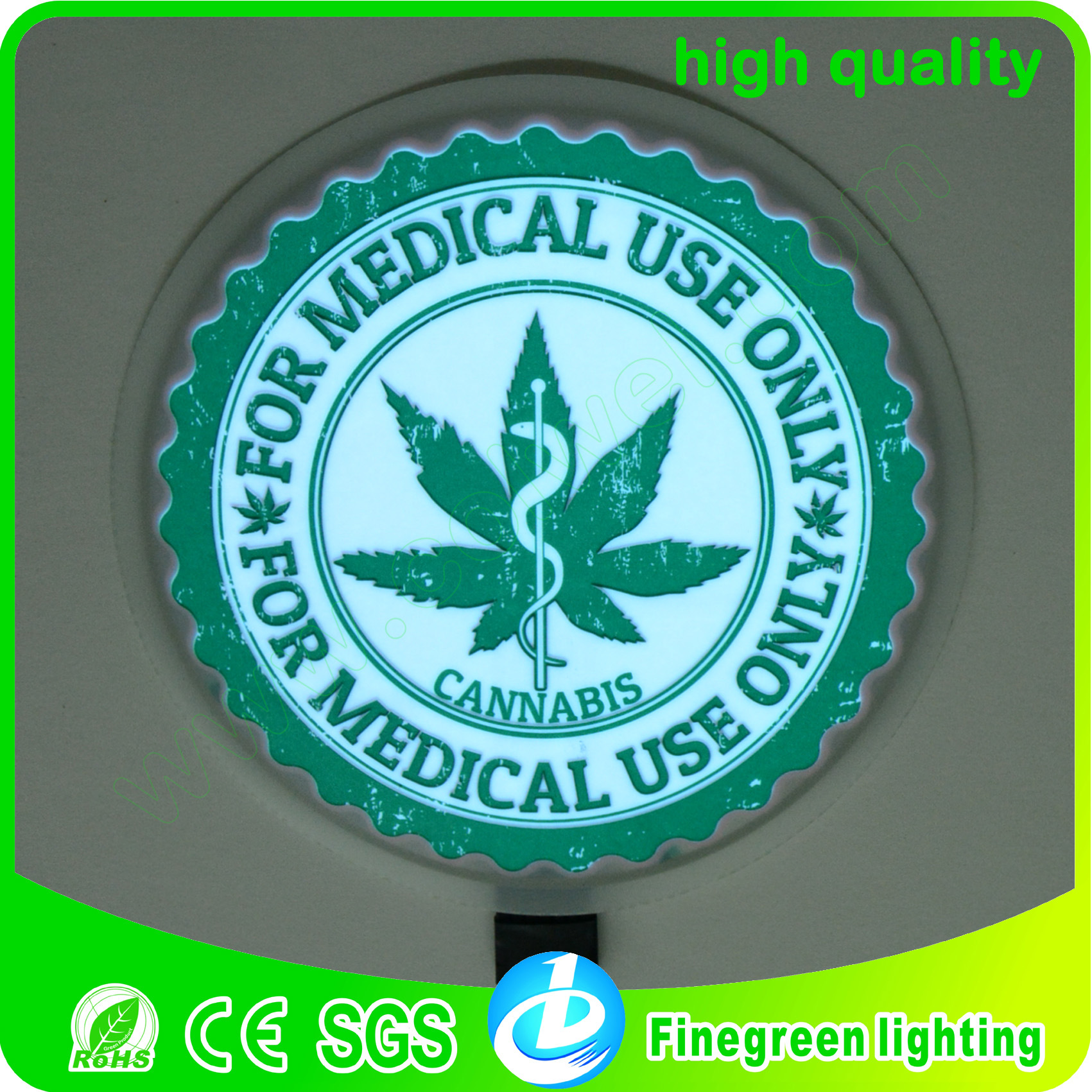 園形EL冷光片發光T恤