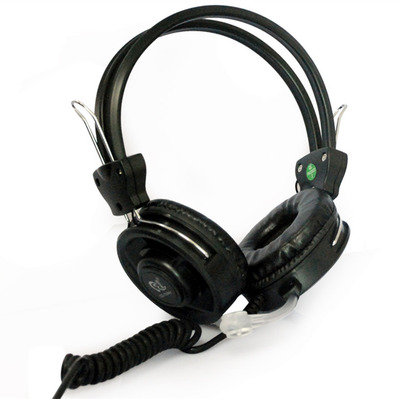 佳禾CD-730MV头戴式网吧耳机新款钢架有线电脑游戏耳麦带话筒语音|ru