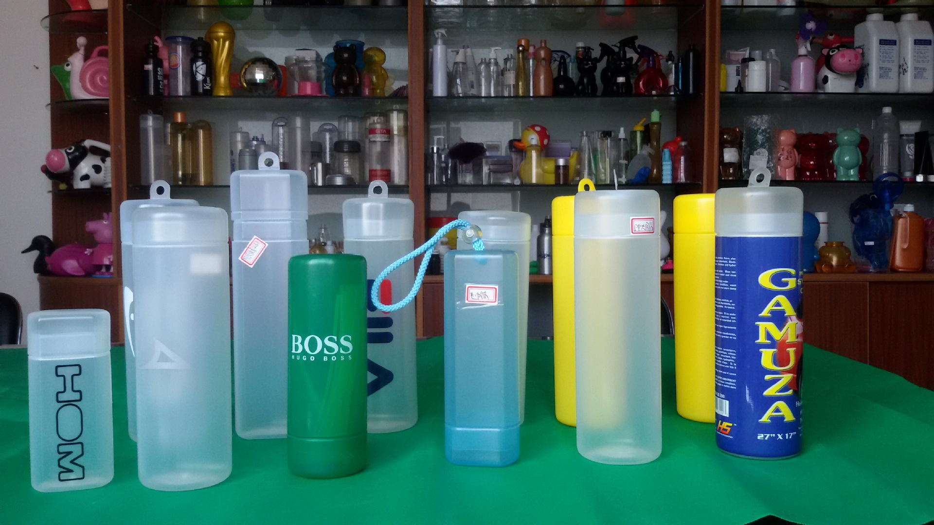 运动冷感、户外运动鹿皮巾筒 毛巾筒 浴巾筒 PP塑料包装盒桶 工厂