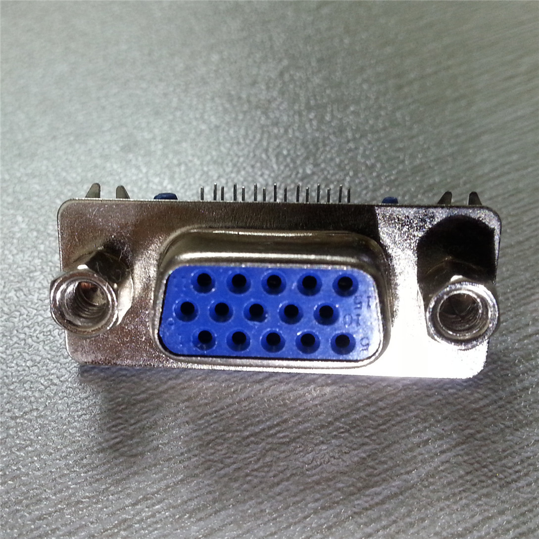 供应d-sub型15P母座 优联康d-sub型15P母座