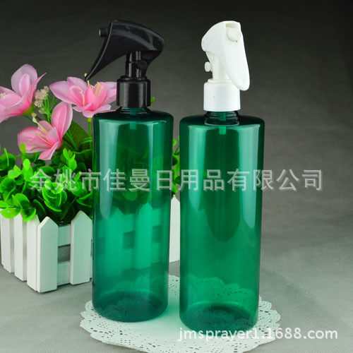 24口小老鼠喷枪喷雾瓶 500毫升平肩瓶 透明PET塑料瓶 