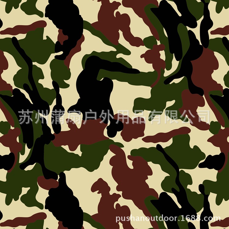 供应迷彩箱包帐篷布 600D涤纶牛津布印花防水布