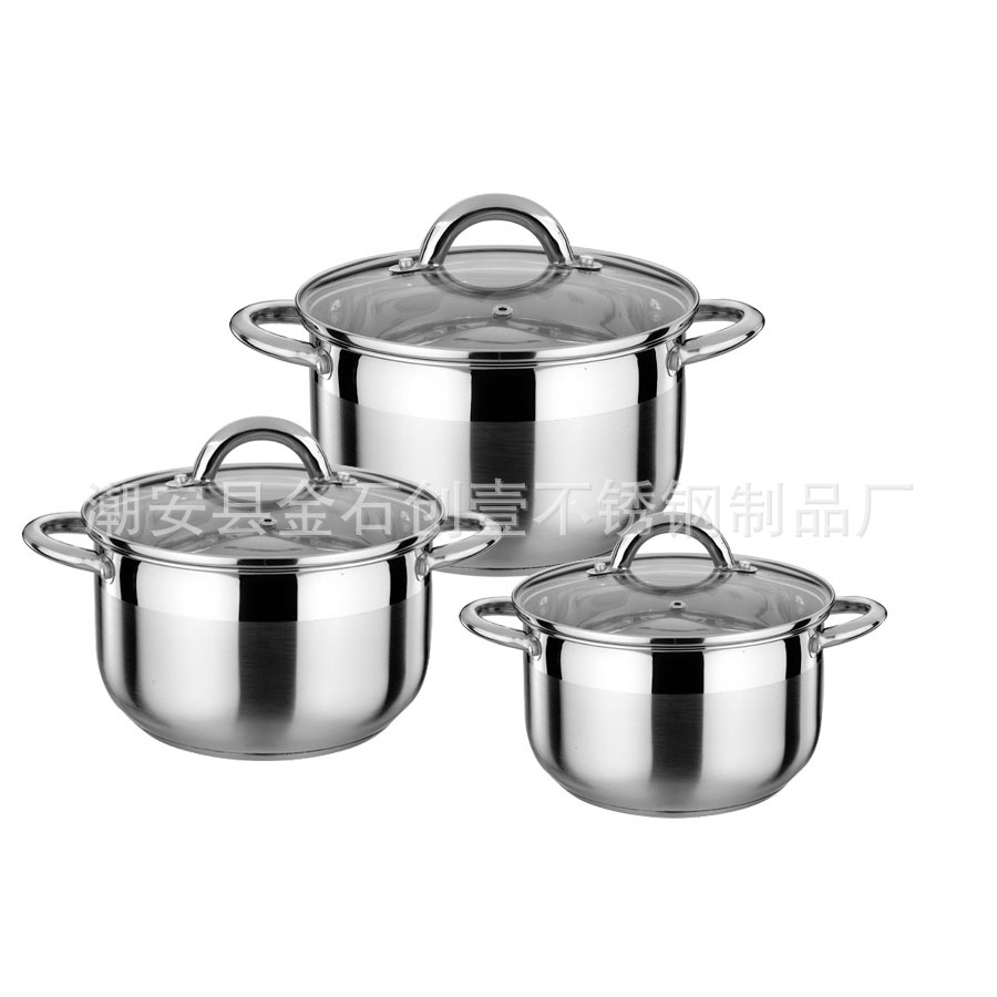 6件裝中式鍋 空心頂珠