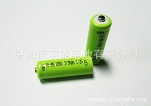 【工厂专业产销】Ni-MH 2/3AAA300mAh 电池   可循环充放电500次