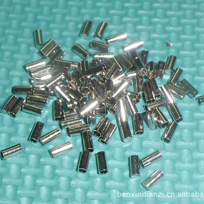 电子数码通信精密管金属环五金配件不锈钢帽子封头毛细管拉管生产