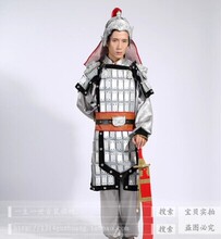 古代将军服铠甲盔甲战袍戏剧唐装汉服古装护卫侍卫服舞台演出服装