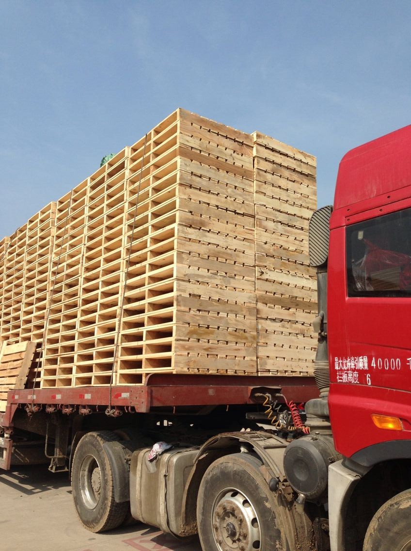 廠家推薦 優(yōu)質(zhì)二面進(jìn)叉硬雜木托盤 硬貨運(yùn)木托盤