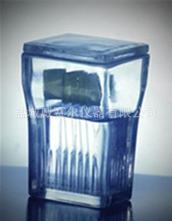 【玻璃仪器】染色缸 9片装立式染色缸 玻璃染色缸