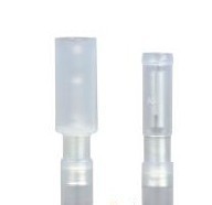 厂家批发尼龙子弹形端头 透明子弹头形 FRFNYD/MPFNYD0.5-078白