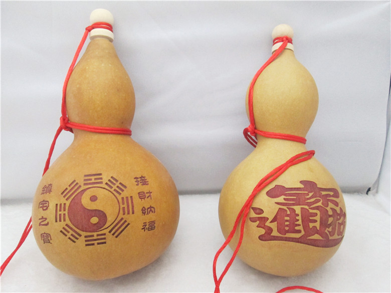 Manufactor wholesale Town house Treasure Fortune Pendants Wine gourd Creative cucurbit flute Natural Hulusi