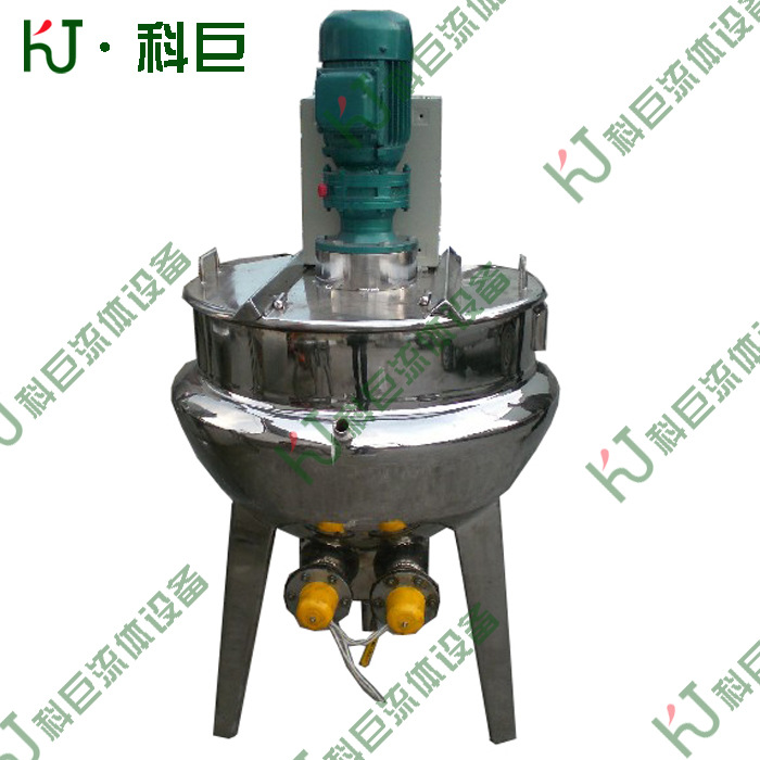 电加热立式带搅拌夹层锅100L