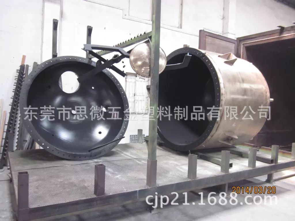 实体厂家直供不锈钢罐体喷杜邦重防腐铁氟龙耐酸碱特氟龙喷涂加工