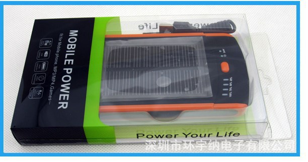 Chargeur solaire en En plastique - 5 V - batterie 6000 mAh - Ref 3396521 Image 3