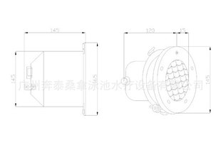 Swimming Pool Underwater Light Embedded Underwater Light Embedded Swimming Pool Light 100W/12V L601X20