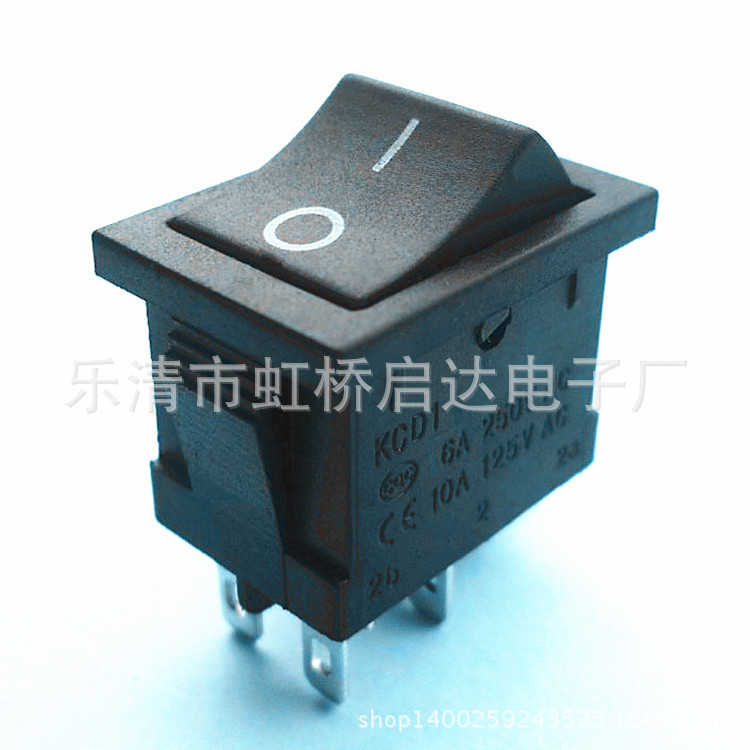 供应；21*15船型开关KCD1-104 4脚 船型开关带灯 不带灯