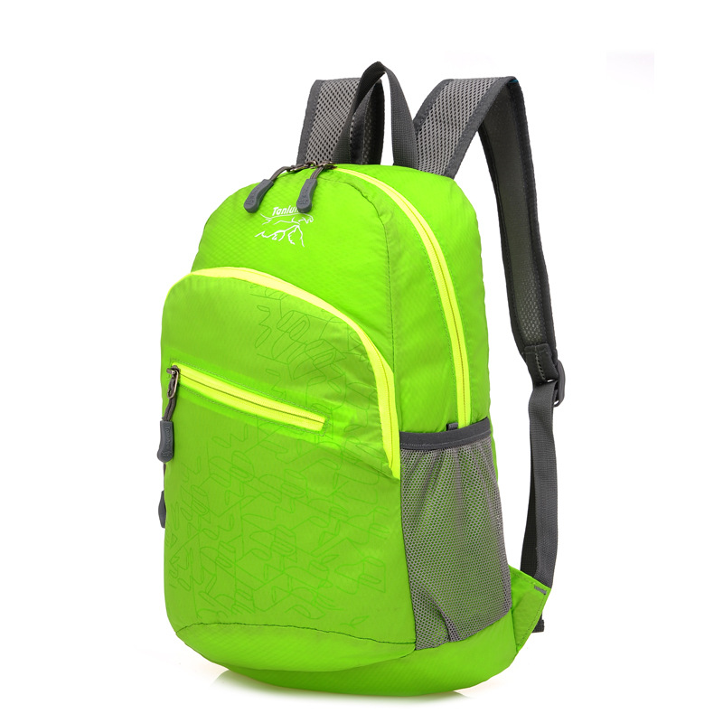 outdoors Backpack Folding package leisure time Backpack men and women light Travel? waterproof knapsack wholesale Consignment