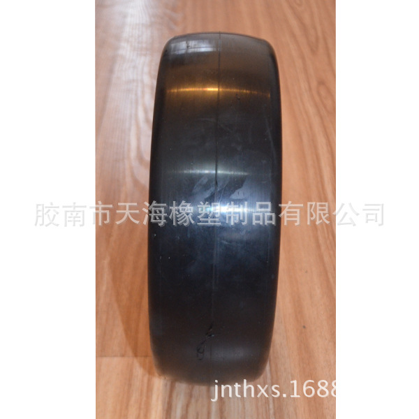 农用播种机轮胎280mmx85mm农用空心半实心光面橡胶轮胎