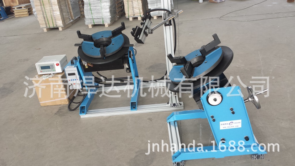 焊达CNC系列变位机与焊接摆动器联动