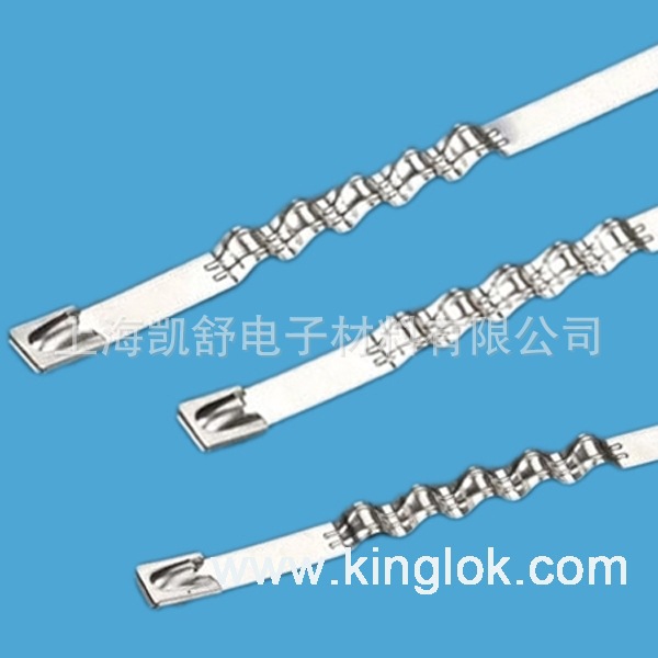 专业现货供应不锈钢电缆扎带 不锈钢弹簧扎线带 波浪形船舶扎带