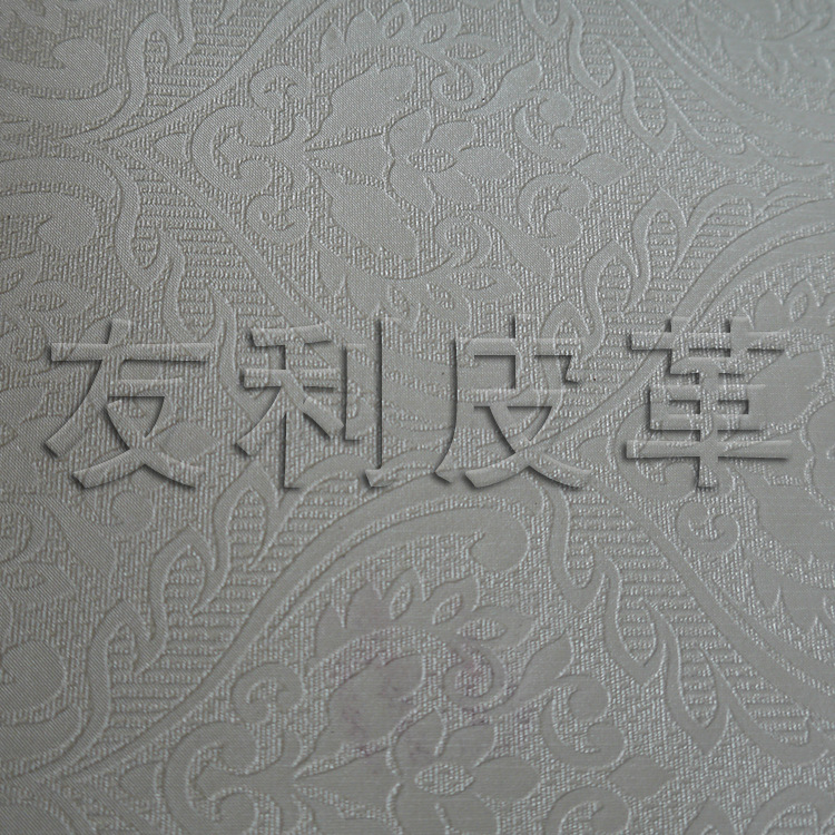 生产厂家 印花底纹PU箱包革 PU皮革 人造革 批发