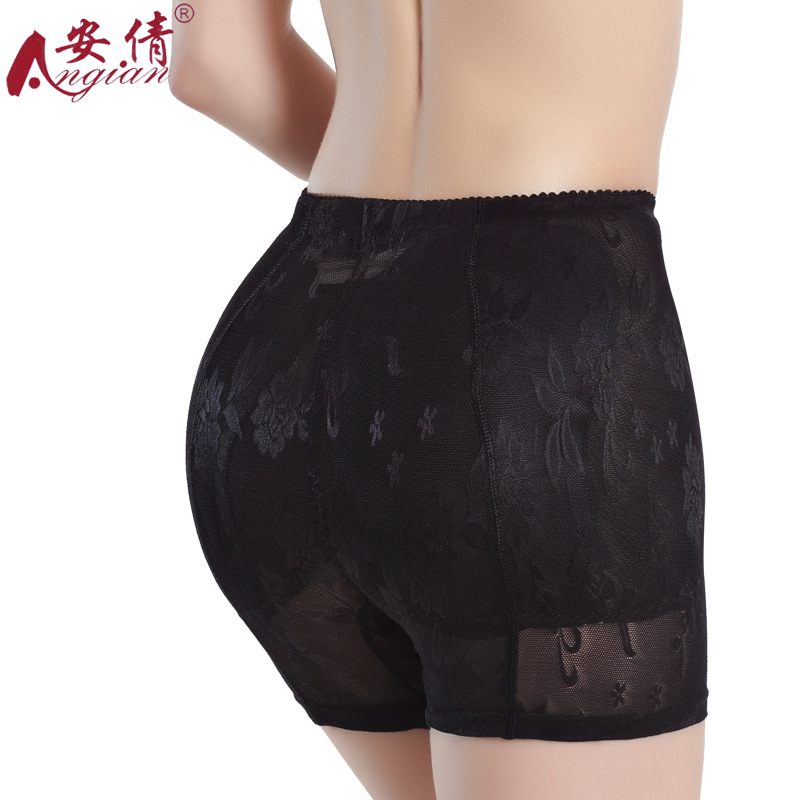 厂家直销假屁股提臀裤女蕾丝加垫丰臀丰胯美臀翘臀美体塑身裤8996|ms