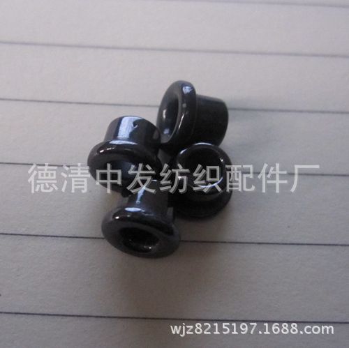 纺机配件 黑色氧化钛瓷眼 黑色过线眼 外径6*高度8